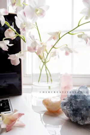 Crystals and Laptop 4