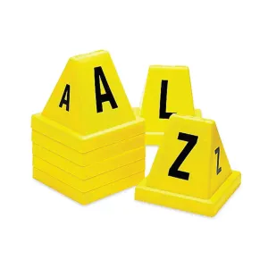 CSI Co Letter Cones A-Z - Yellow