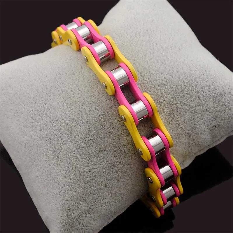 Cycolinks Multi Colour Bike Chain Bracelet