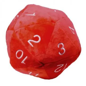 D20 Plush Dice Bag - Red