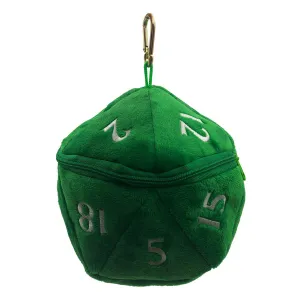 D&D D20 Plush Dice Bag Green
