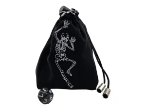 Dancing Skeleton Dice Bag
