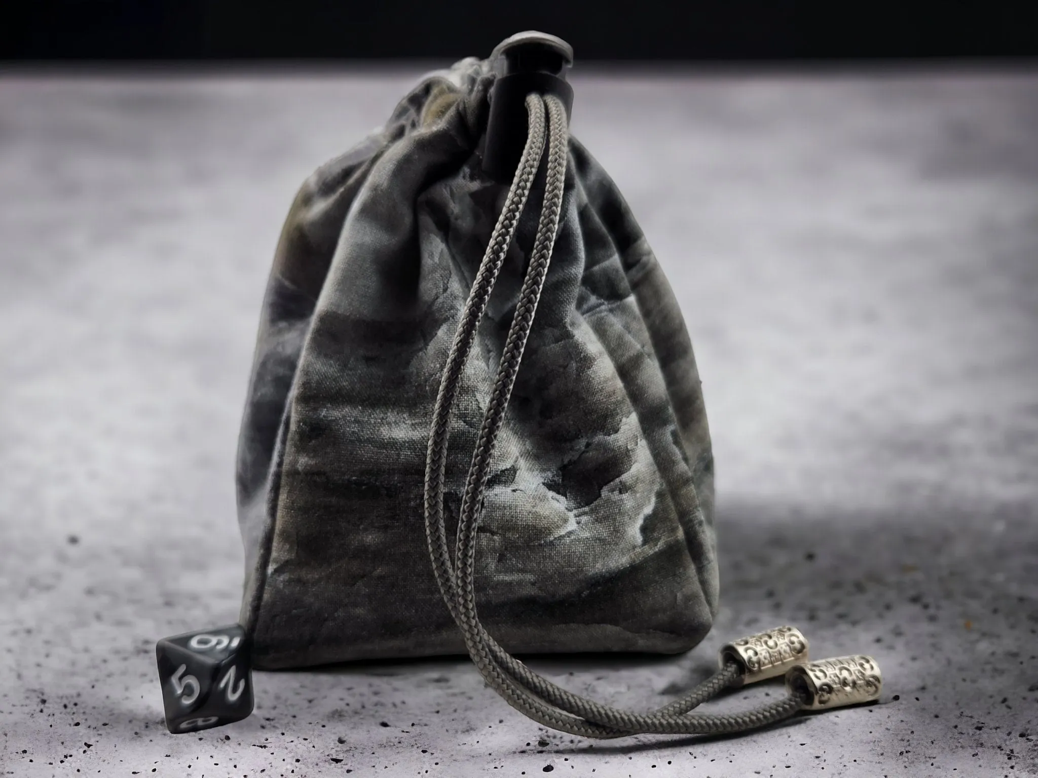 Dancing Skeleton Dice Bag