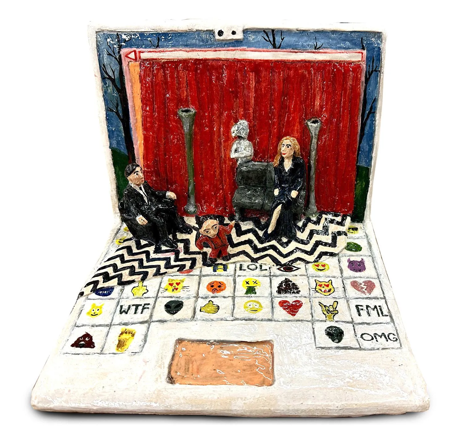 Dasha Bazanova, "Black Lodge Laptop"