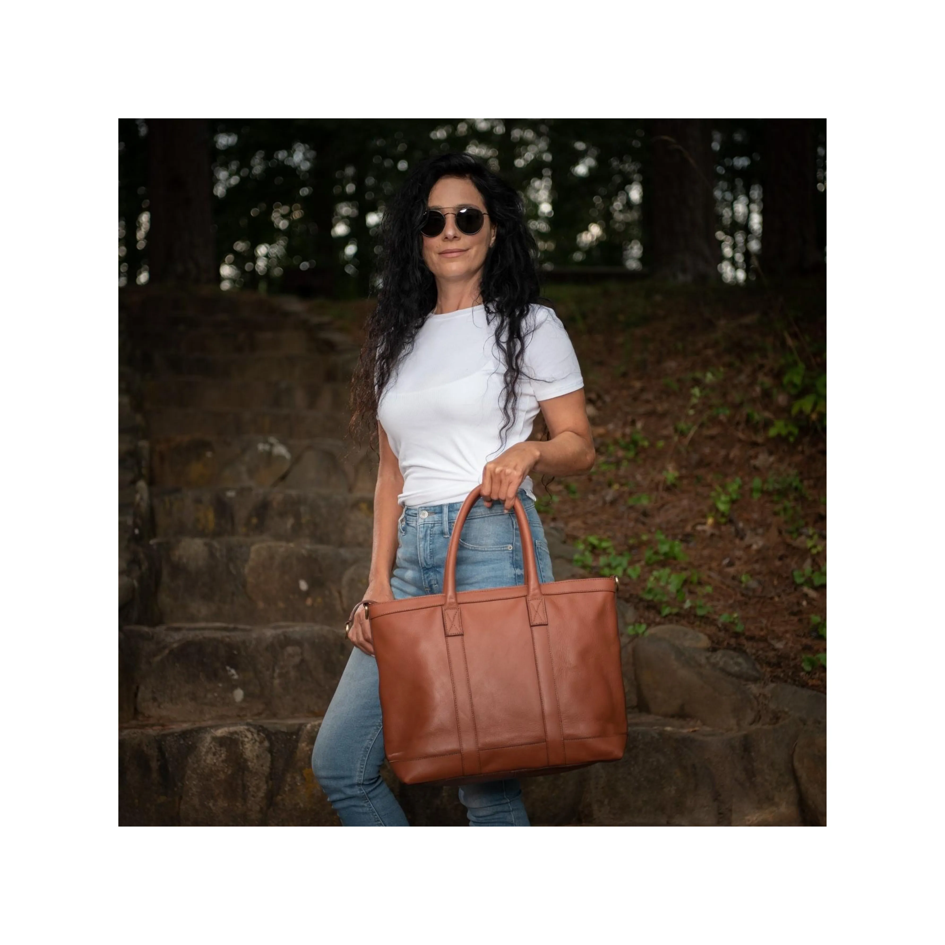 Dawn Leather Tote Bag