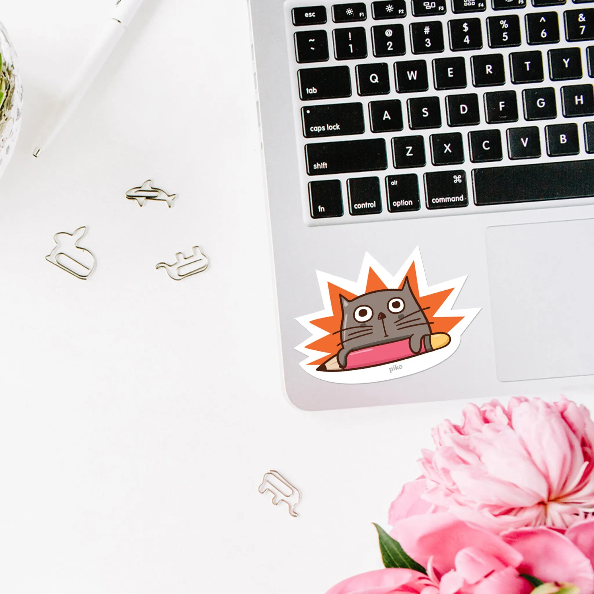 Decal Sticker / Pencil Cat