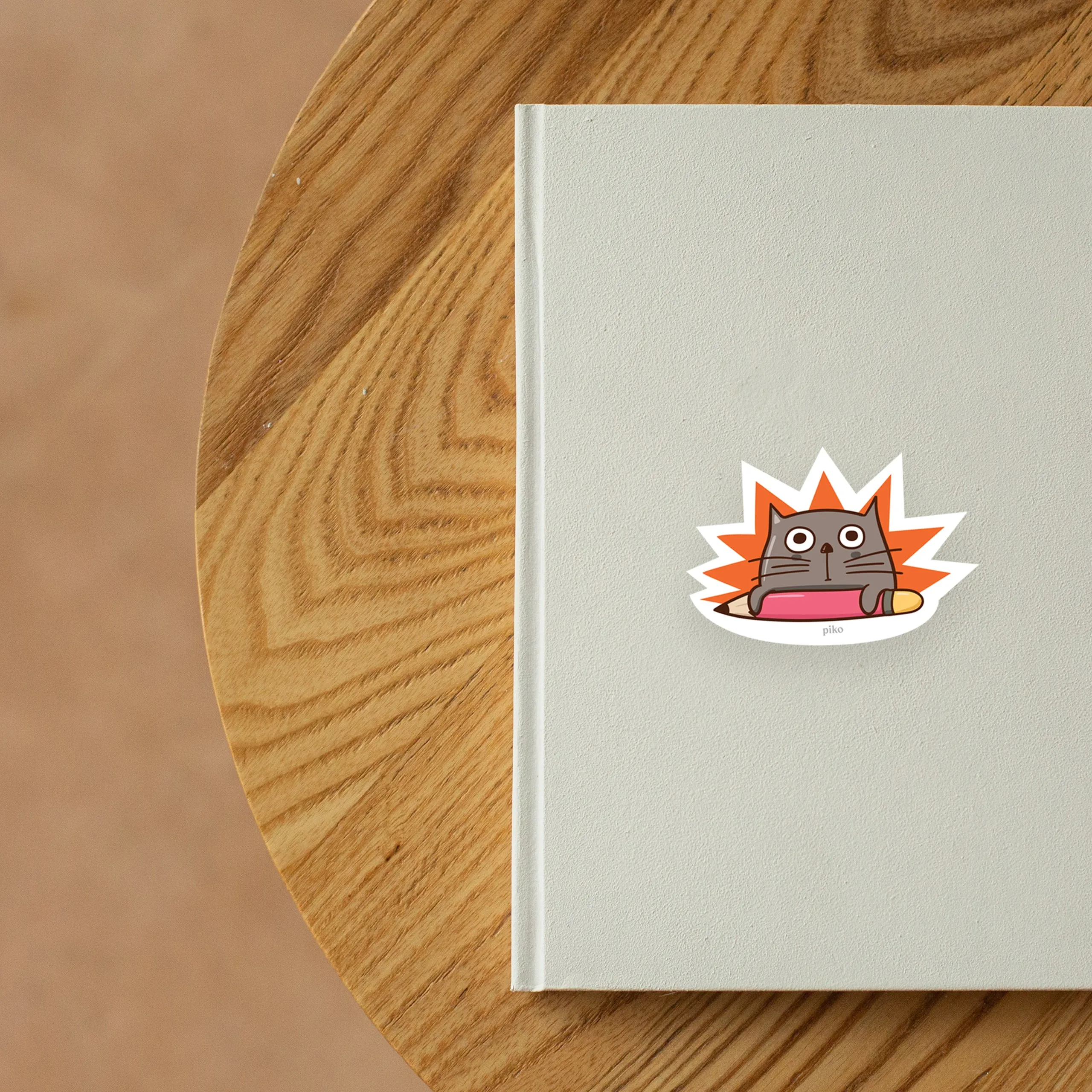 Decal Sticker / Pencil Cat