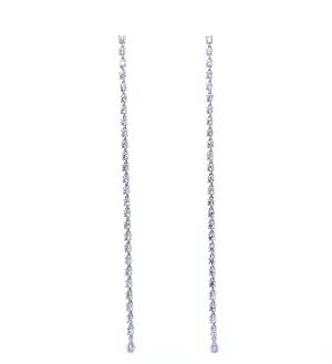 Diamond Shoulder Duster Earrings