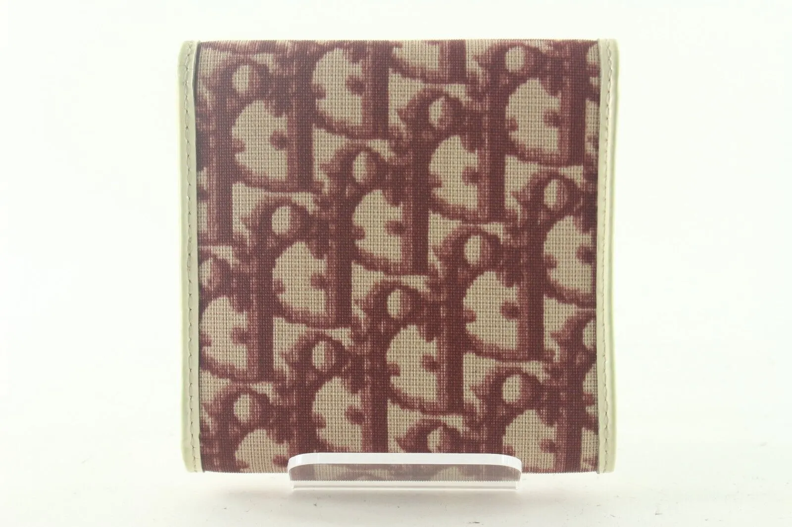 Dior Bordeaux Compact Wallet 2DD87K