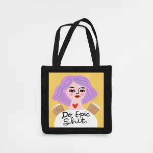 Do Epic Shit Grumpy Angel Tote Bag