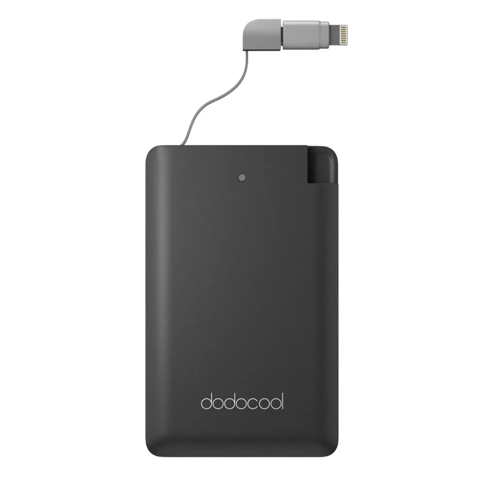 Dodocool MFi Certified Ultra Thin 2500mAh Portable Charger and power bank