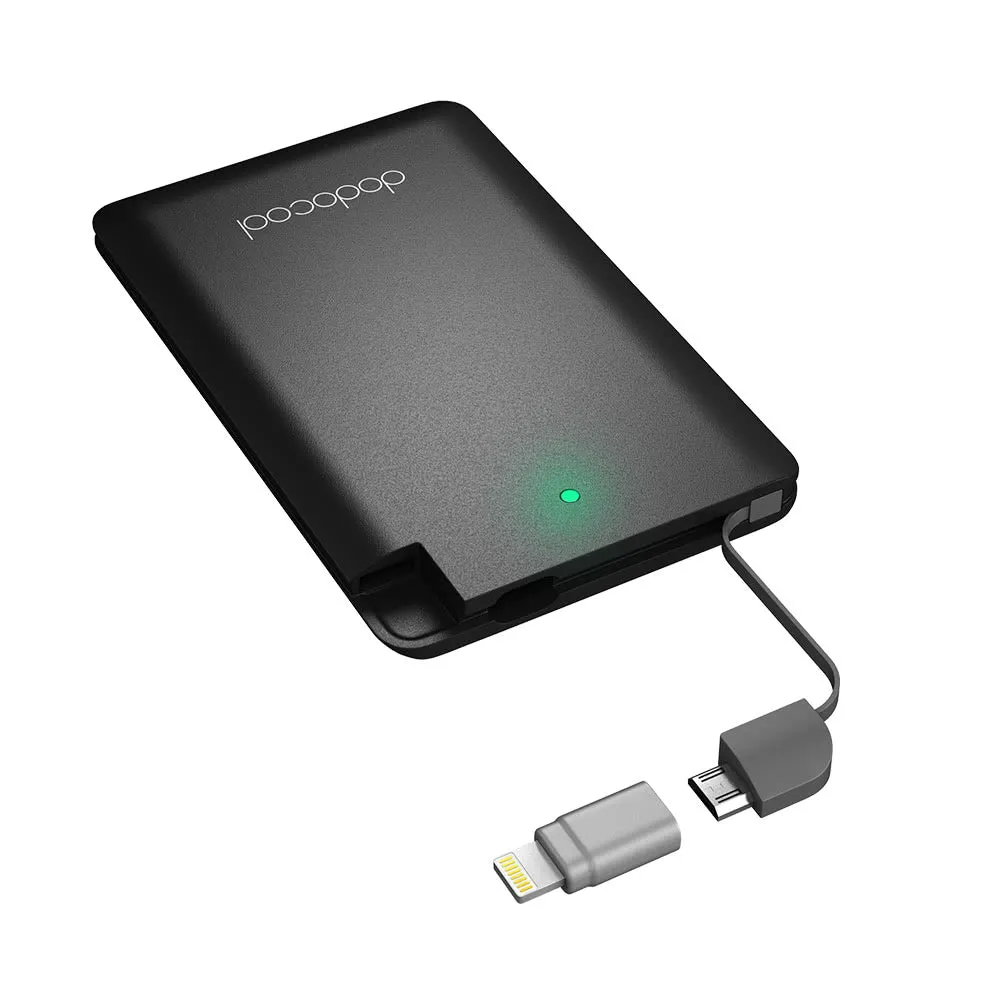 Dodocool MFi Certified Ultra Thin 2500mAh Portable Charger and power bank