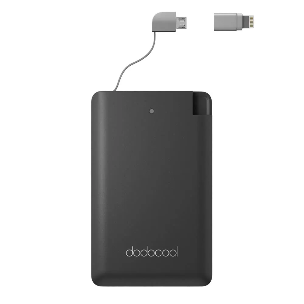 Dodocool MFi Certified Ultra Thin 2500mAh Portable Charger and power bank