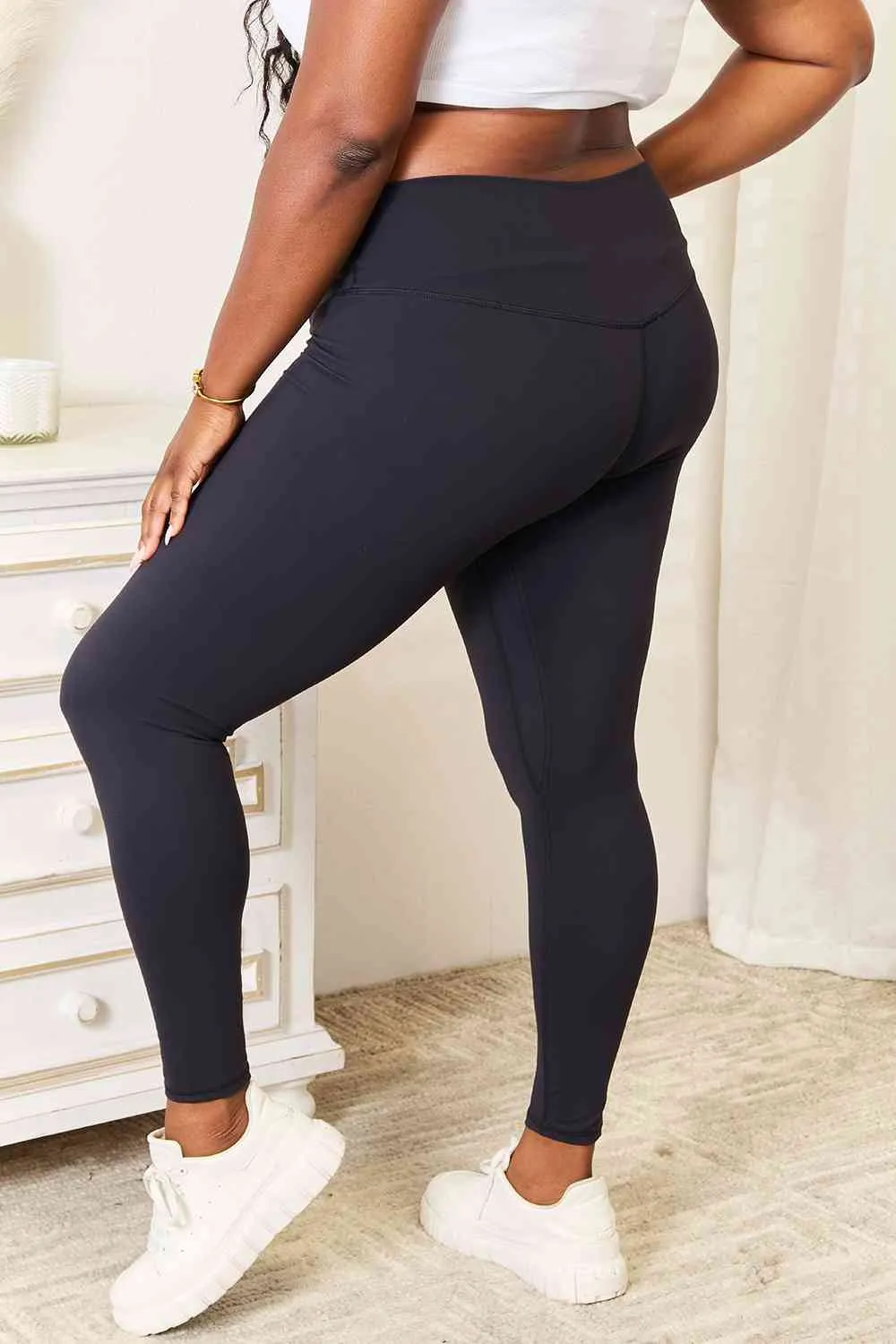 Double Take Wide Waistband Sports Leggings (2 Colors)