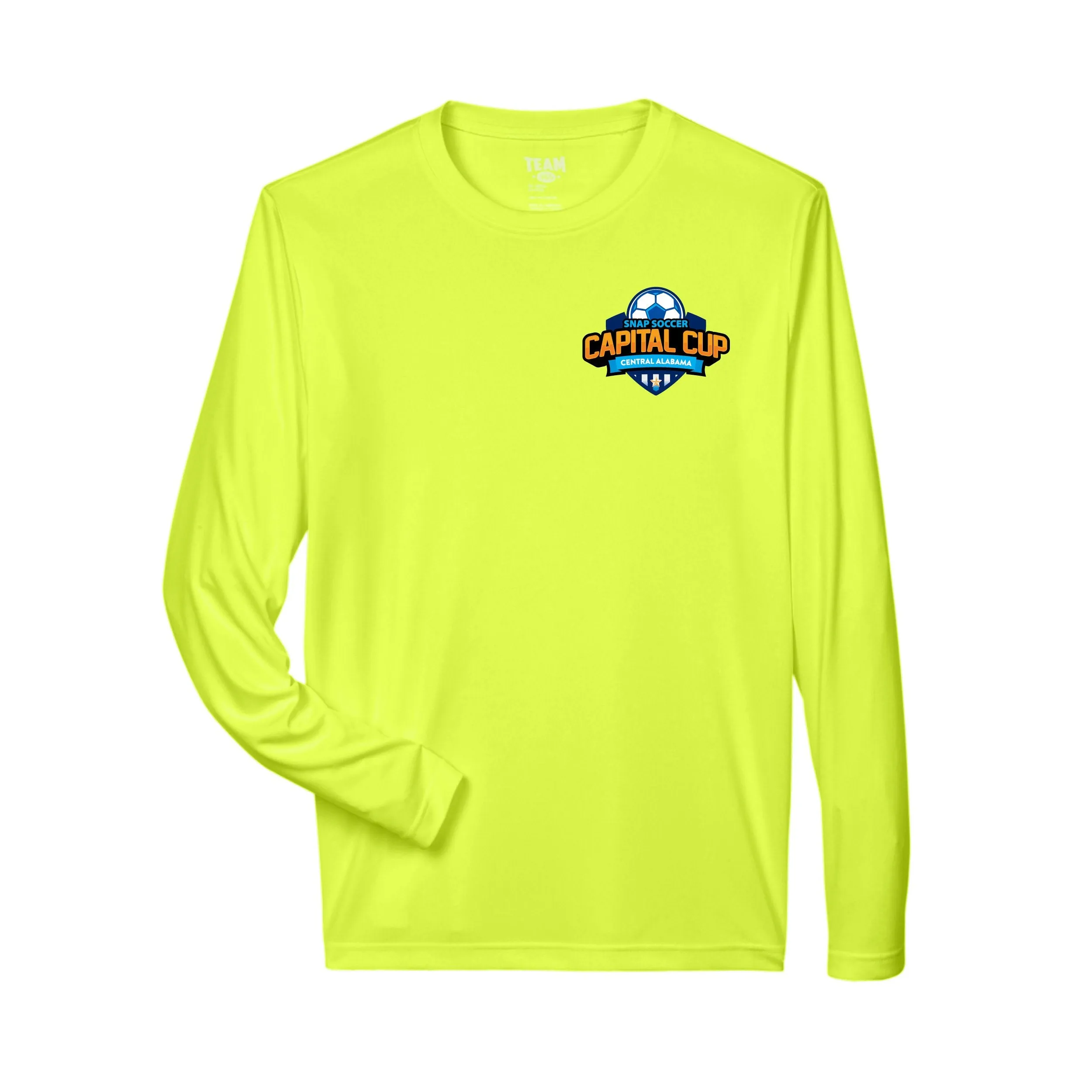 Dri-Fit Long Sleeve Shirts Snap Soccer Capital Cup