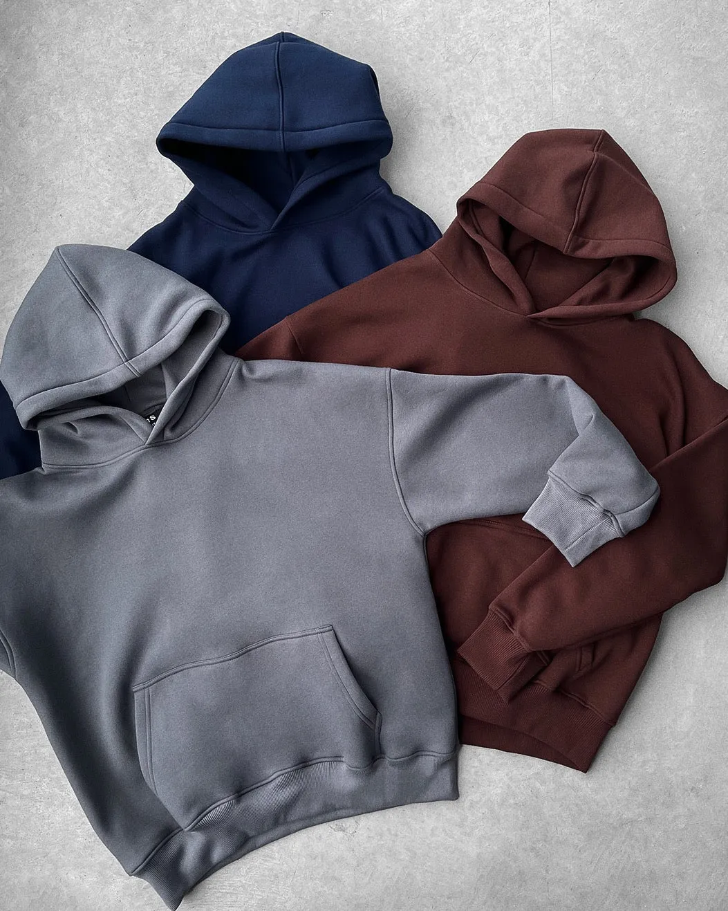 Drop Shoulder Hoodie - Charcoal