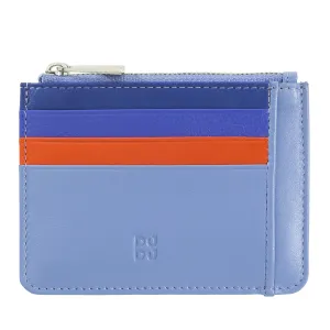 DUDU sachet Credit cards in real colorful leather wallet with zip