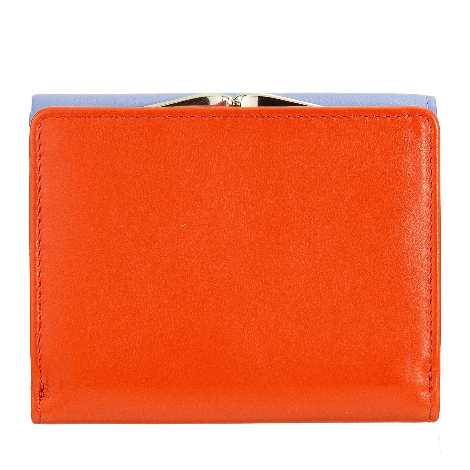 DUDU WOMEN SMALL IN RFID WOMEN'S LEATHER WITH ACCAMONE CLIC CLAC COMPACT 6 CARD CARD CARD