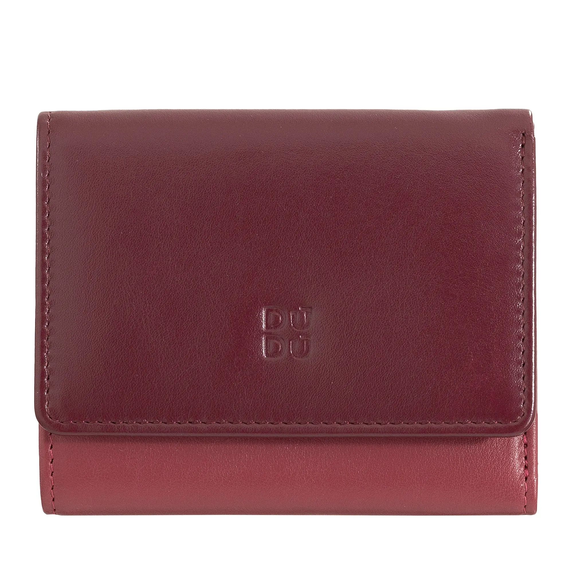 DUDU WOMEN SMALL IN RFID WOMEN'S LEATHER WITH ACCAMONE CLIC CLAC COMPACT 6 CARD CARD CARD