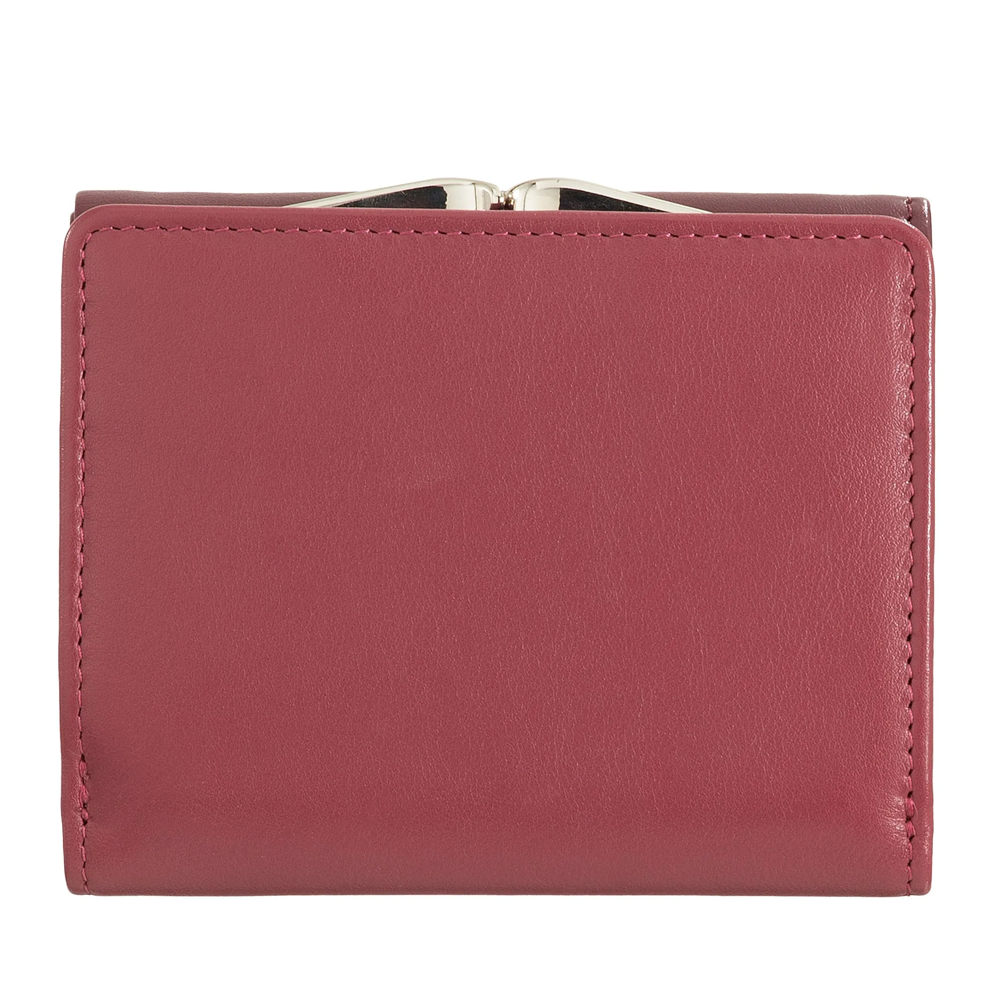 DUDU WOMEN SMALL IN RFID WOMEN'S LEATHER WITH ACCAMONE CLIC CLAC COMPACT 6 CARD CARD CARD