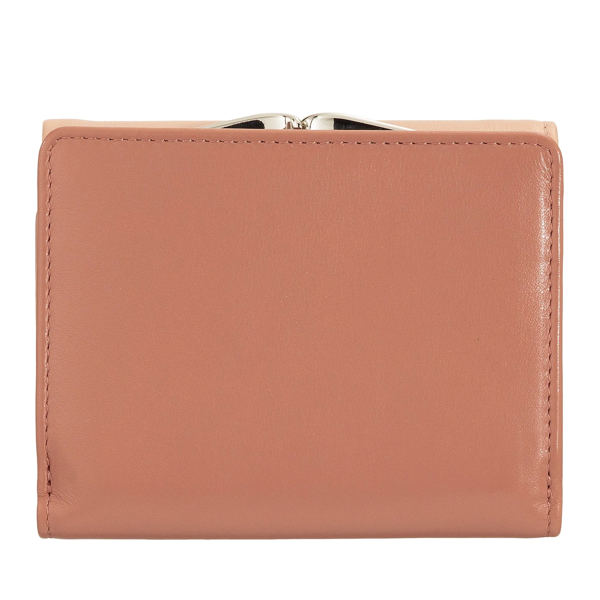 DUDU WOMEN SMALL IN RFID WOMEN'S LEATHER WITH ACCAMONE CLIC CLAC COMPACT 6 CARD CARD CARD