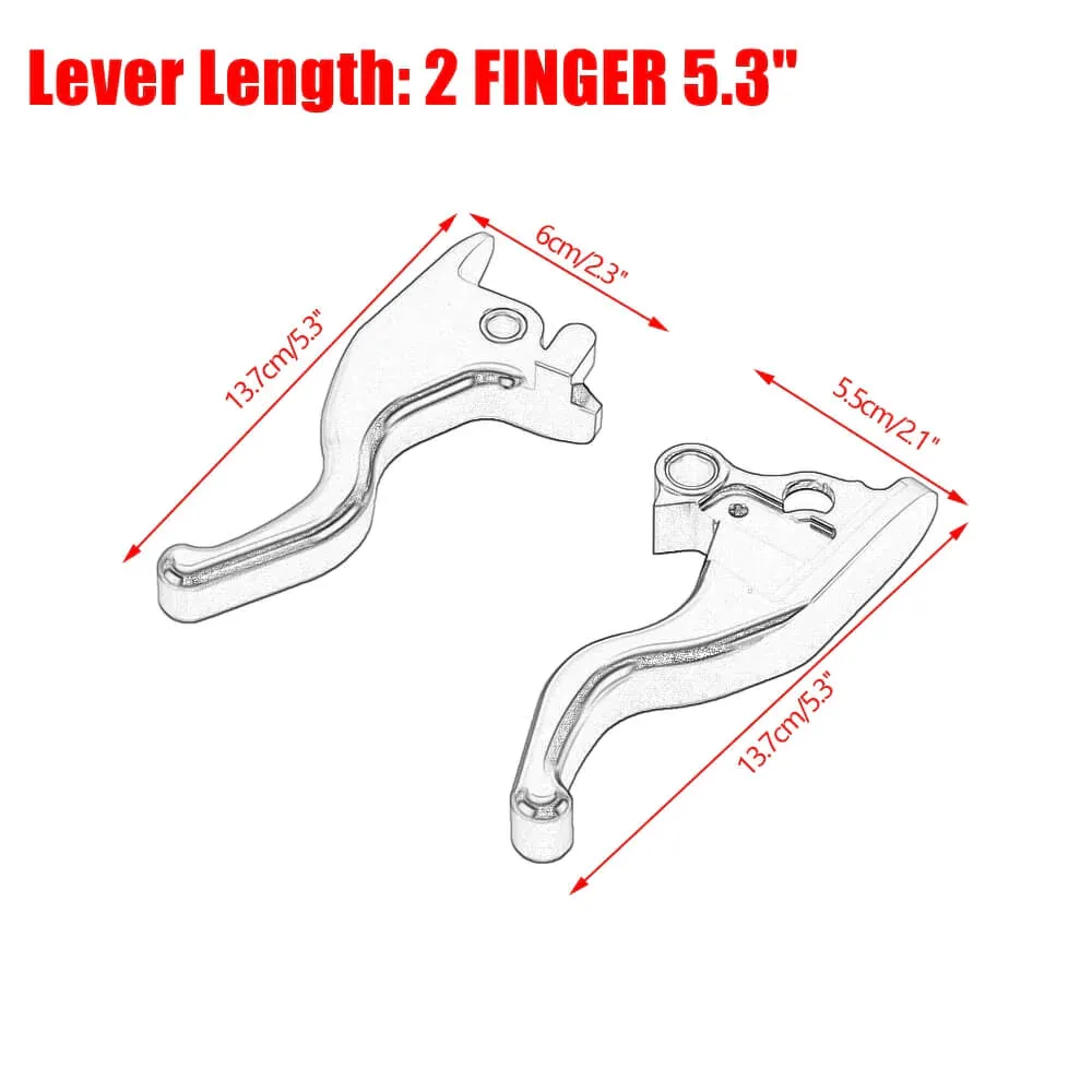 Eagle Lights SPEEDSHIFT Shorty Brake and Clutch Lever Set for 2018  Harley Davidson Softail Models - Cable Clutch
