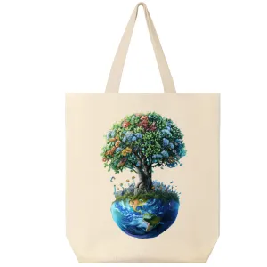 Earth and Tree Tote,   Earth Day
