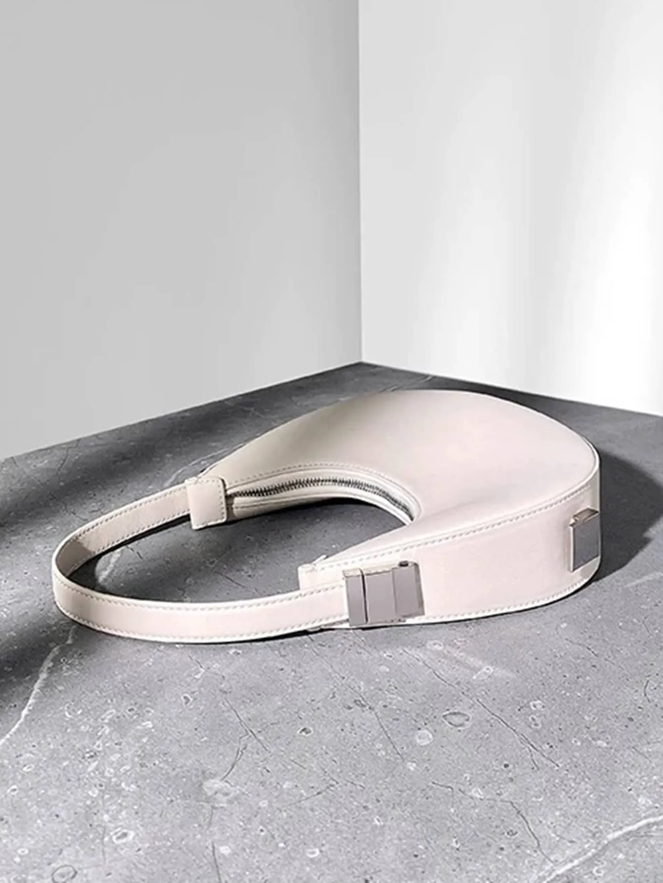 Ella Mini Hobo Bag - White- FD ⚡