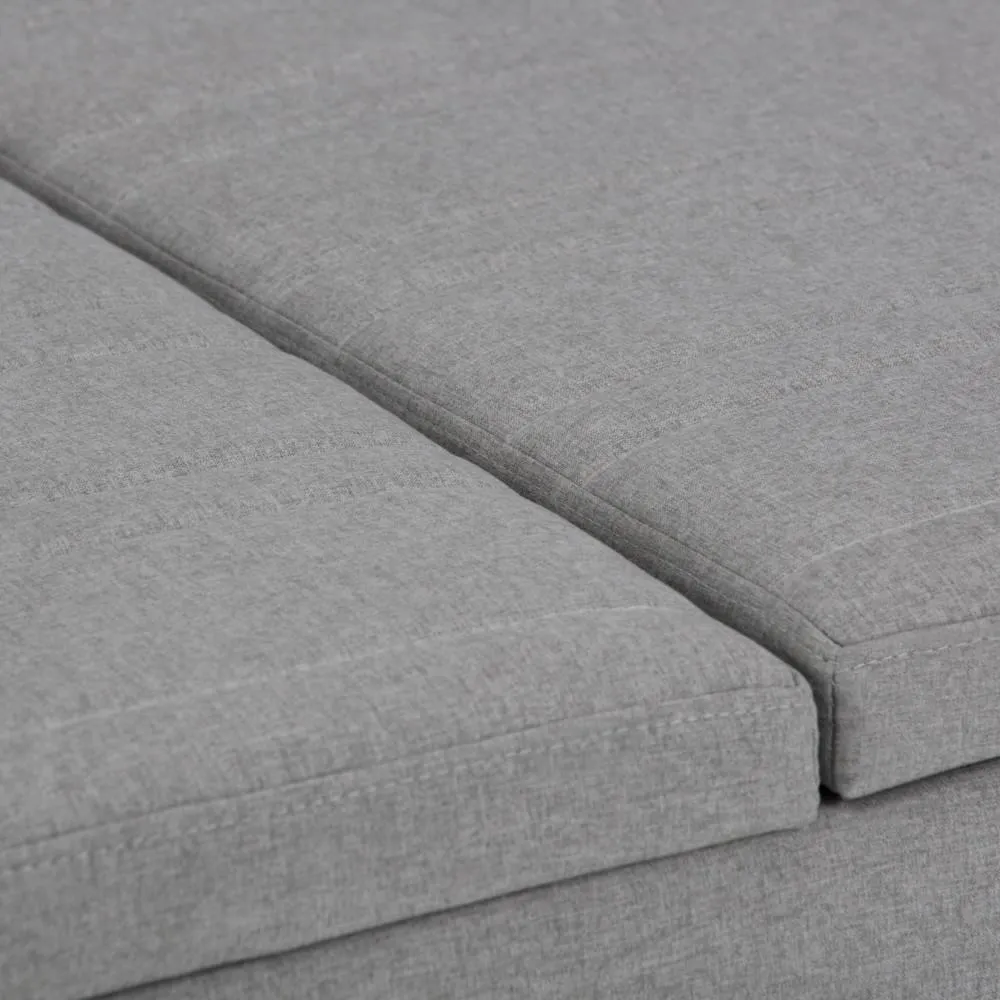 Ellis Table Ottoman in Linen