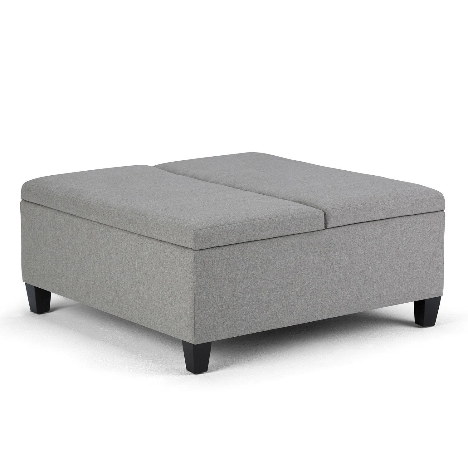 Ellis Table Ottoman in Linen