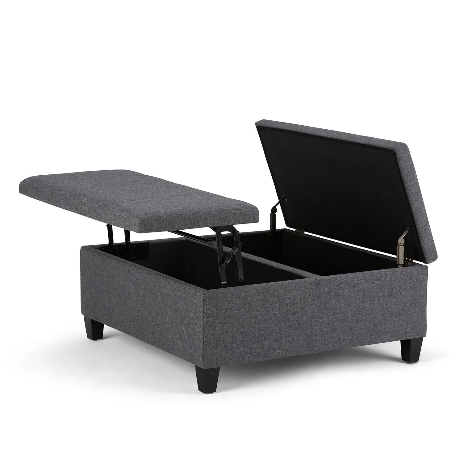 Ellis Table Ottoman in Linen