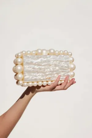 Eos Clutch - Ivory