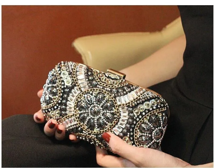 Evening Clutch With Jewels