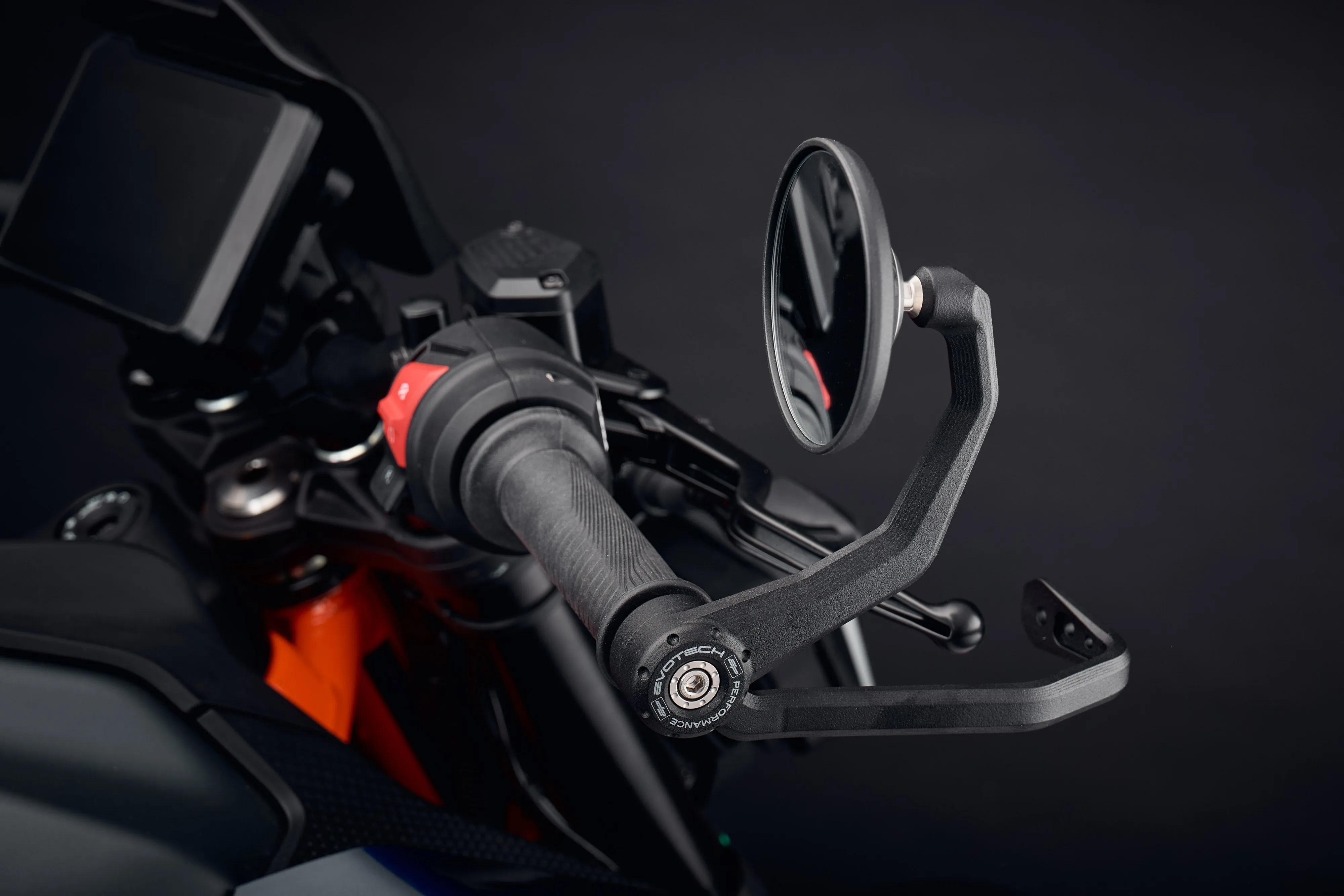 Evotech Bar End Mirrors / Brake and Clutch Protector Kit - KTM 390 Duke (2024 )