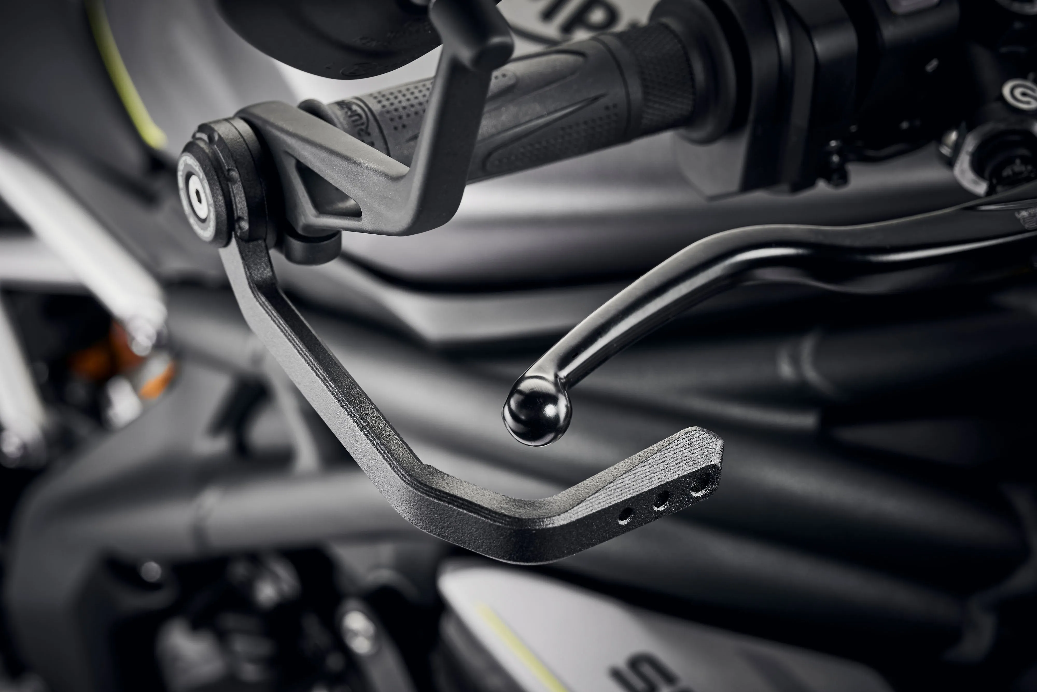 Evotech Triumph Street Triple 765 Moto2 Edition Brake And Clutch Lever Protector Kit (2023 ) (Bar End Mirror Version)