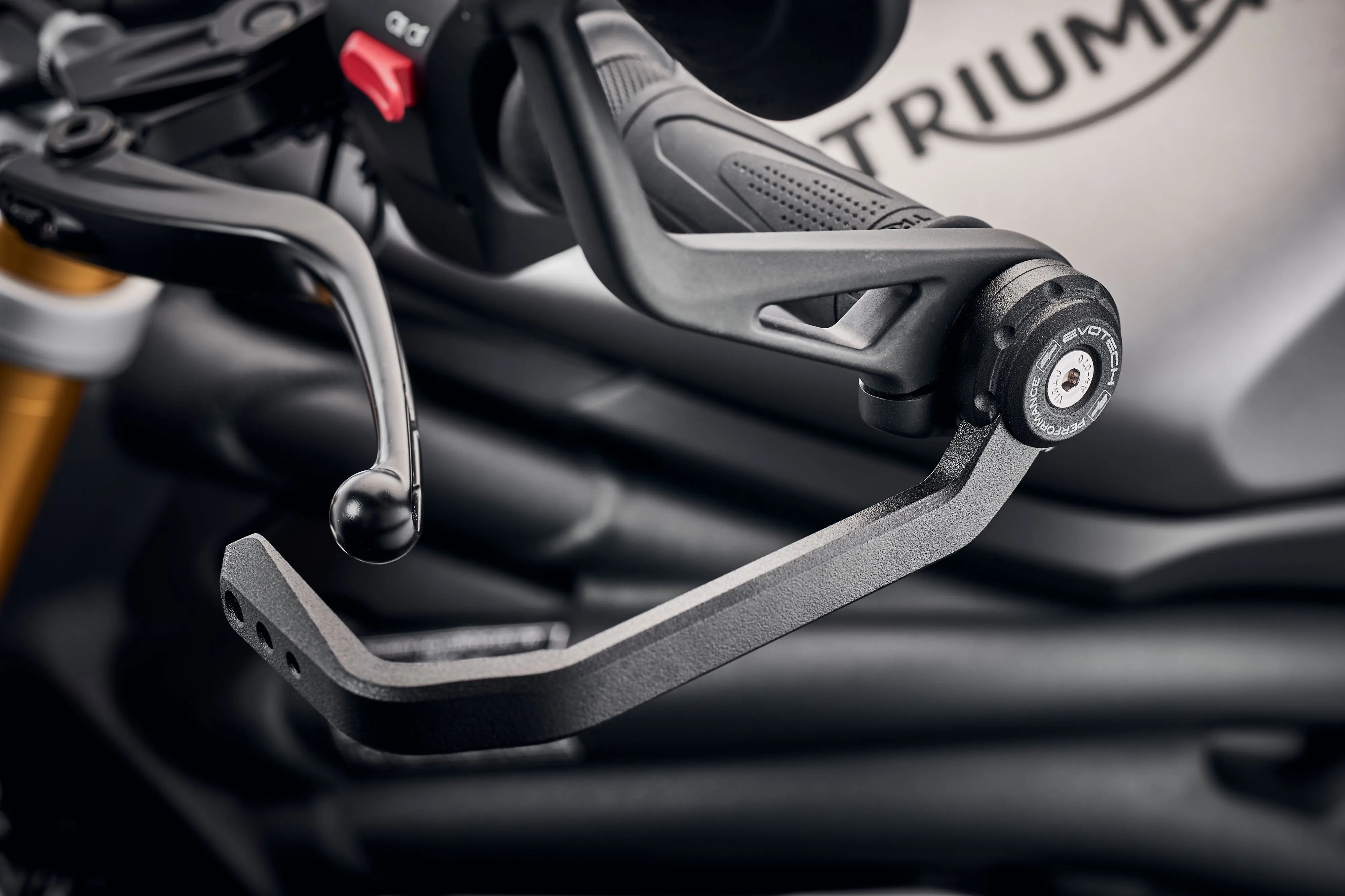 Evotech Triumph Street Triple 765 Moto2 Edition Brake And Clutch Lever Protector Kit (2023 ) (Bar End Mirror Version)