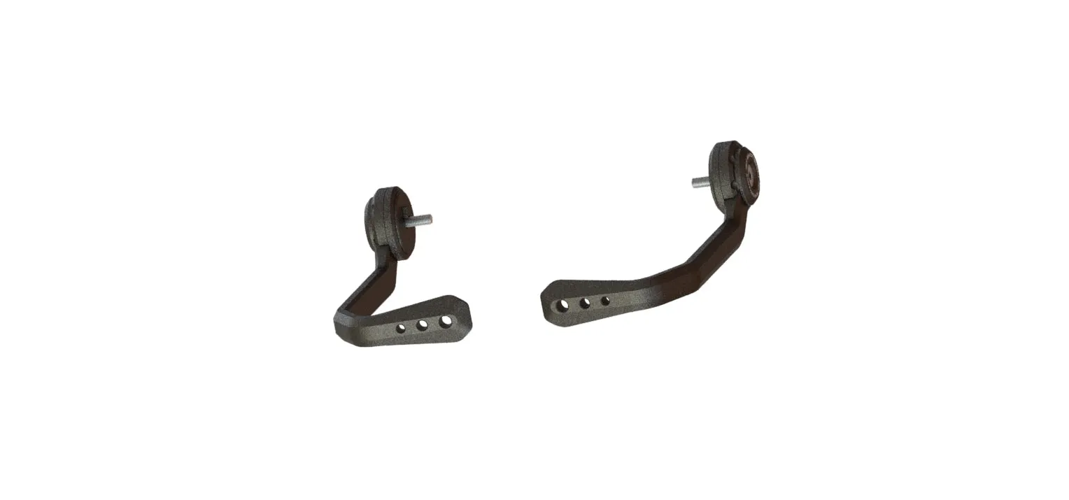 Evotech Triumph Street Triple 765 Moto2 Edition Brake And Clutch Lever Protector Kit (2023 ) (Bar End Mirror Version)