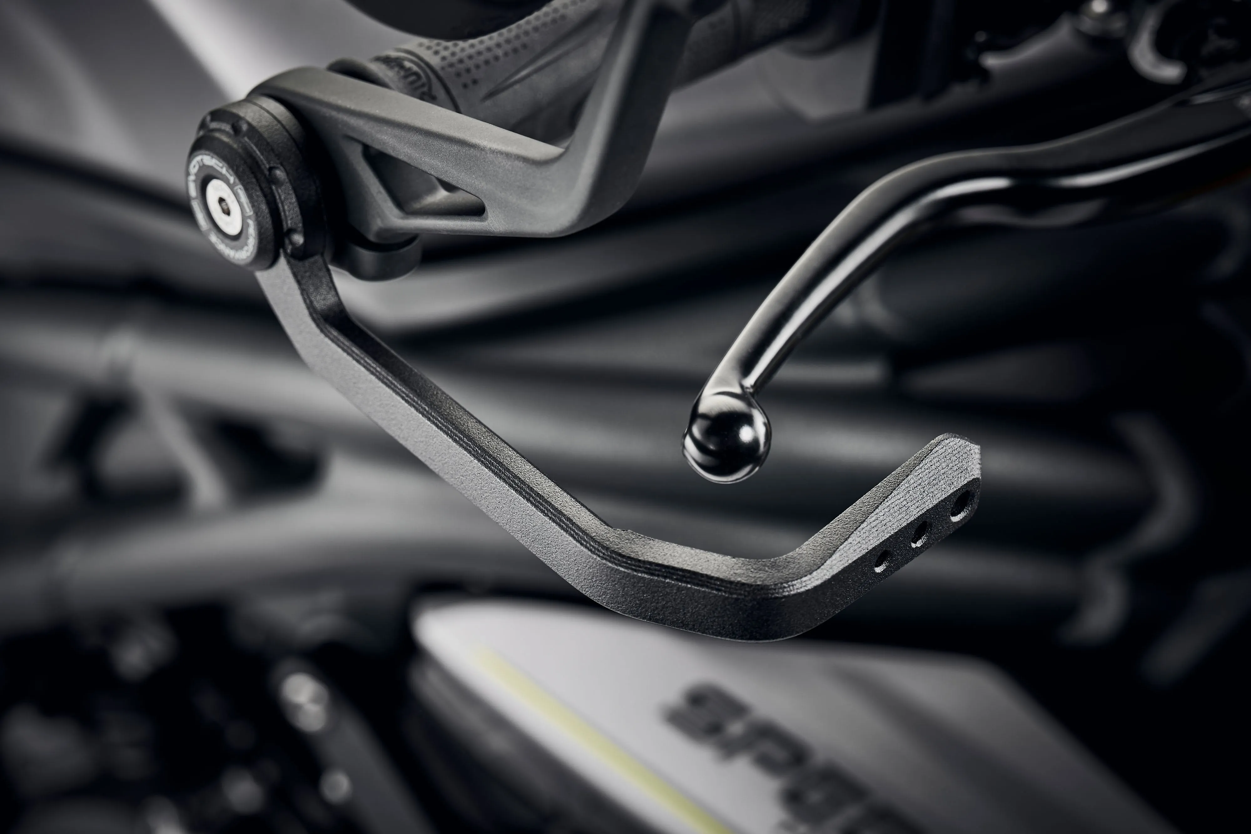 Evotech Triumph Street Triple 765 Moto2 Edition Brake And Clutch Lever Protector Kit (2023 ) (Bar End Mirror Version)