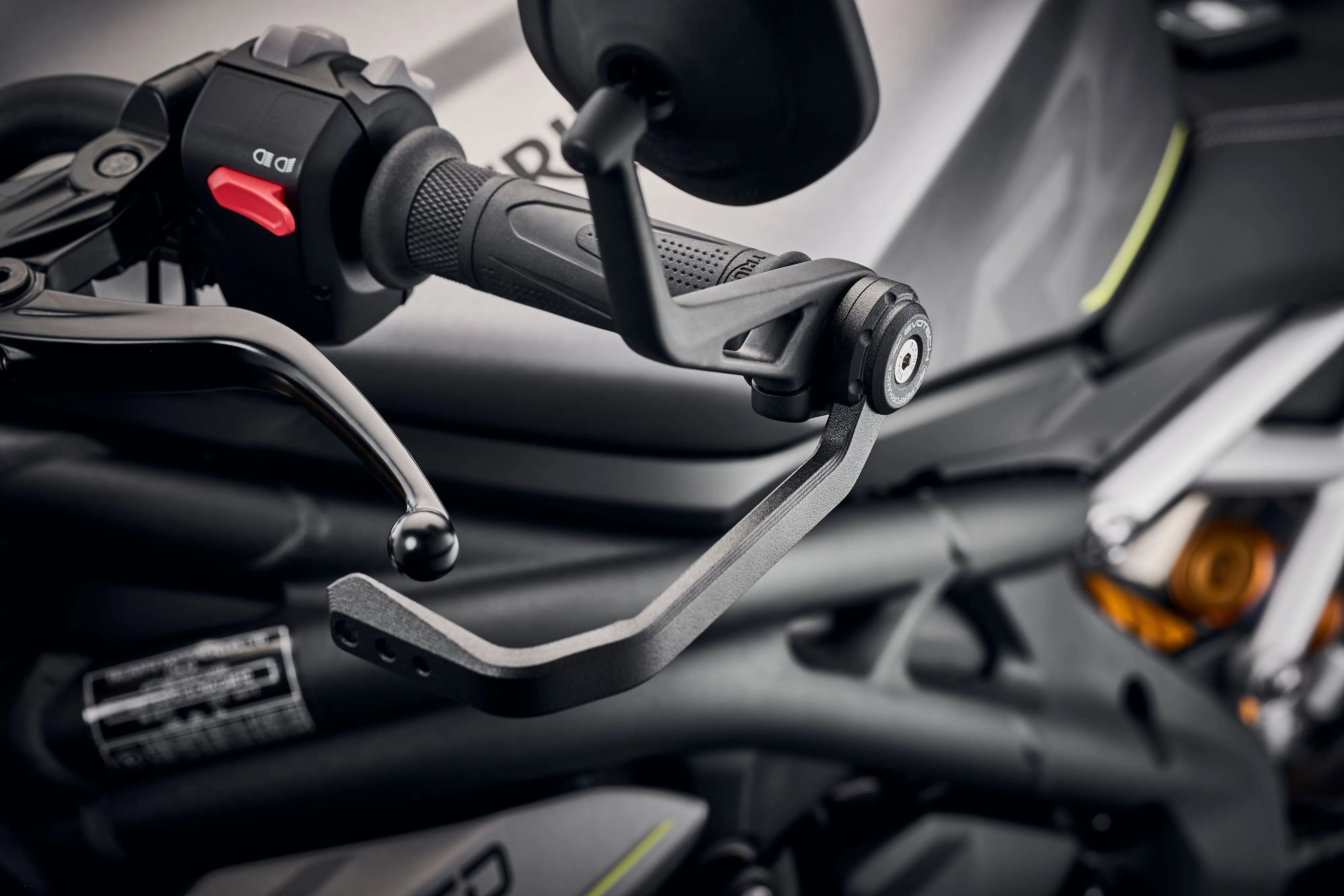 Evotech Triumph Street Triple 765 Moto2 Edition Brake And Clutch Lever Protector Kit (2023 ) (Bar End Mirror Version)