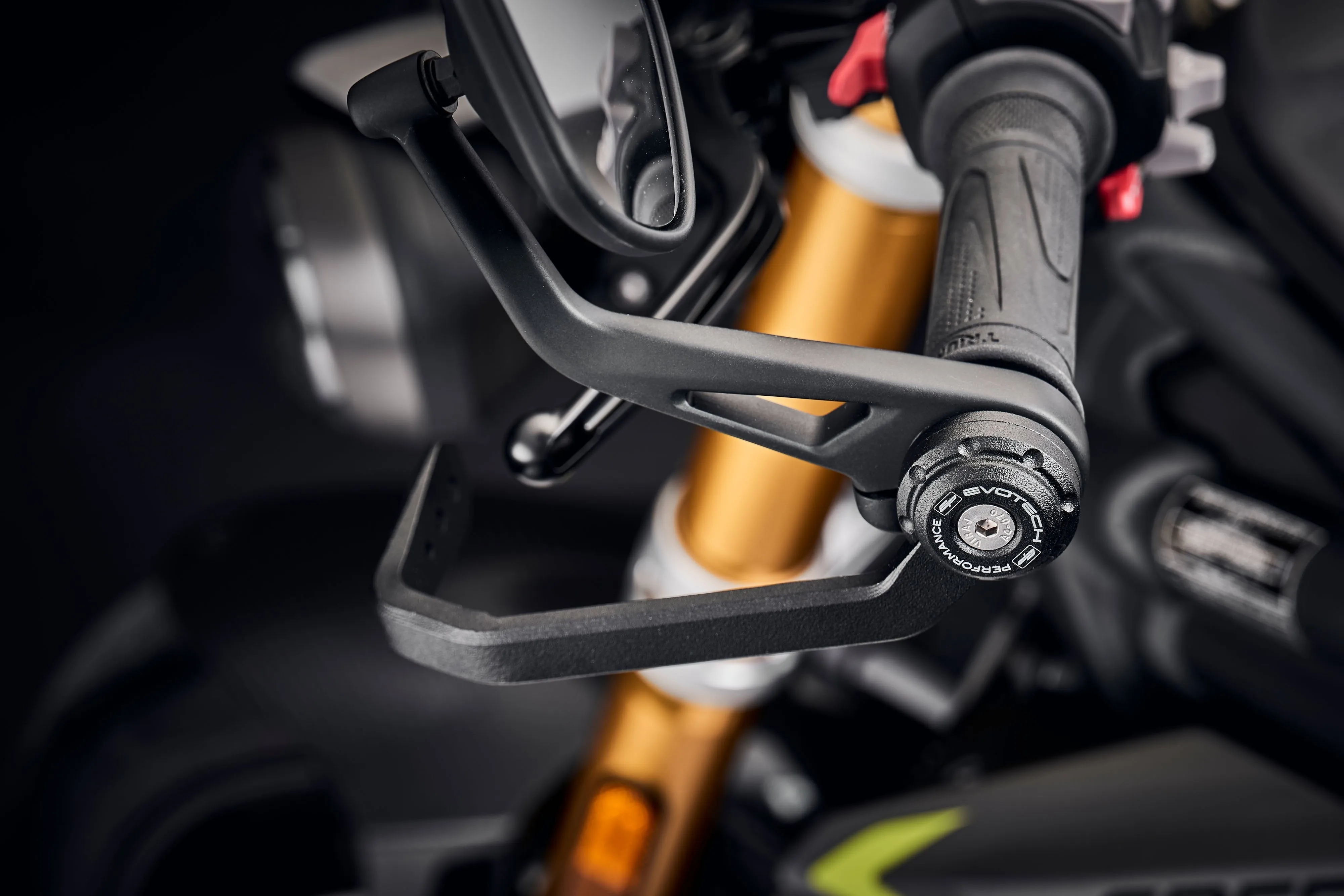 Evotech Triumph Street Triple 765 Moto2 Edition Brake And Clutch Lever Protector Kit (2023 ) (Bar End Mirror Version)