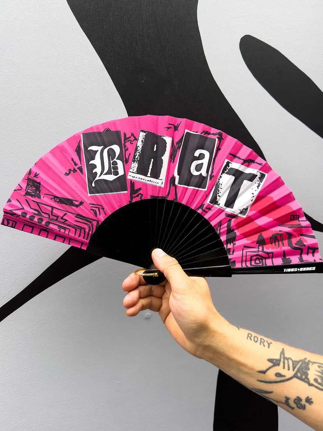 *EXCLUSIVE* BRAT BURN BOOK DOOF FAN