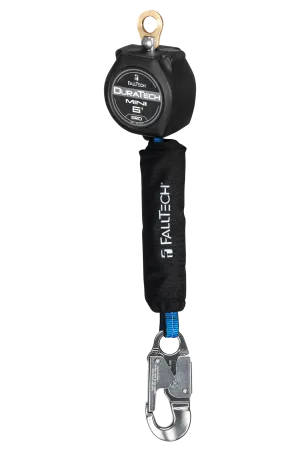 FallTech 72706SA4 6' Mini Personal SRL with Aluminum Snap Hook (each)