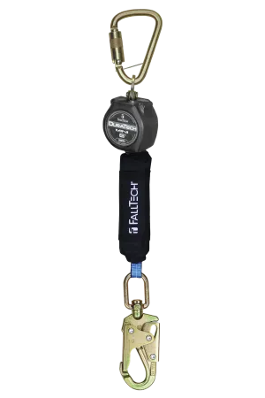 FallTech 72706SB2 6' Mini Personal SRL with Steel Swivel Snap Hook (each)