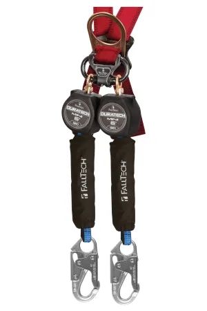 FallTech 72706TB1 6' Mini Personal SRL with Steel Snap Hooks, Includes Steel Dorsal Connecting Carabiner (each)