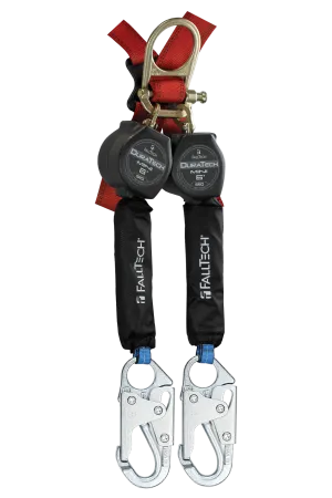 FallTech 72706TH1 6' Mini Personal SRL with Steel Snap Hooks, Includes Triple-Lock Steel Dorsal Connector (each)