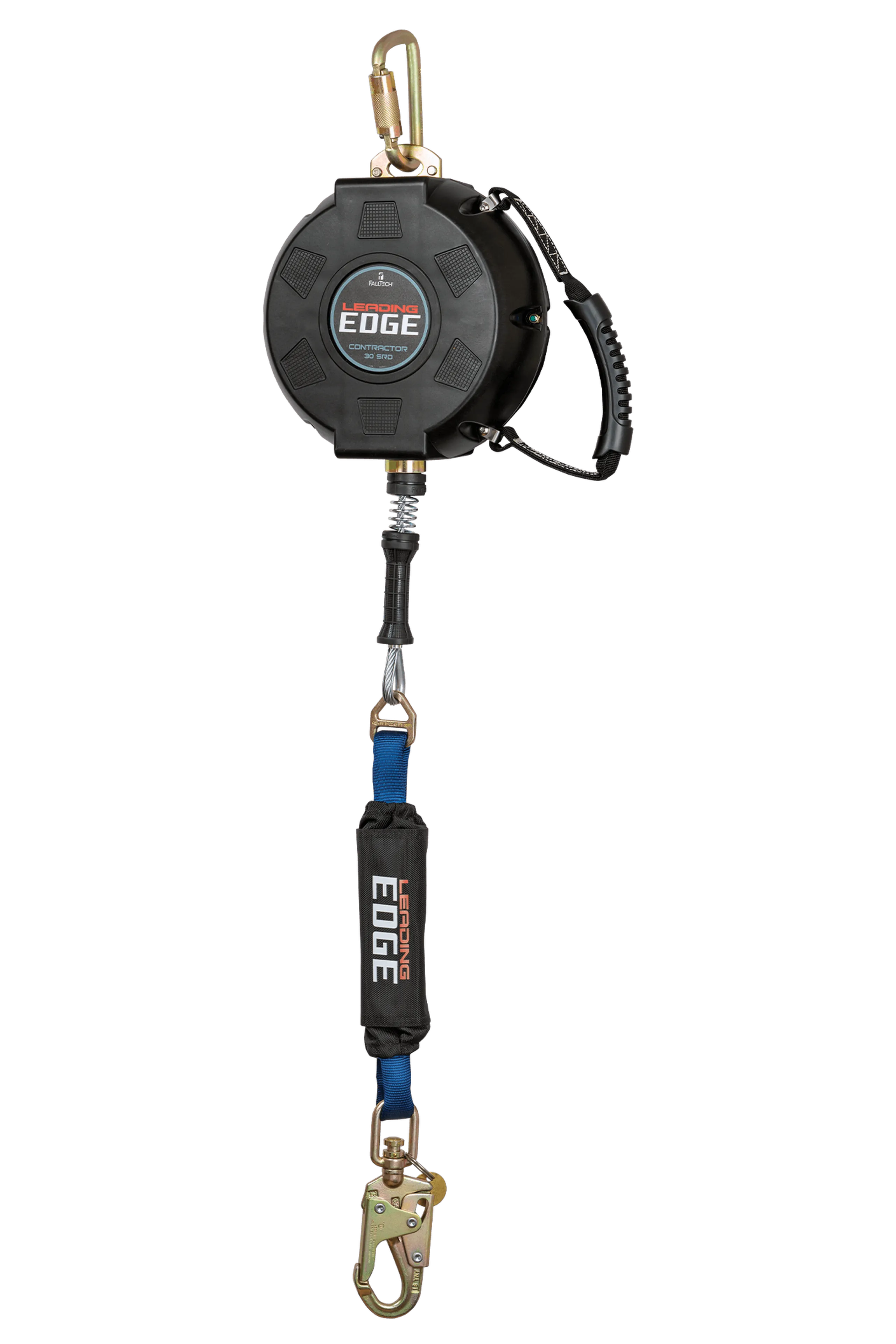 FallTech 727630LE Contractor Leading Edge SRL with 30' Galvanized Steel Cable and Anchorage Carabiner (each)