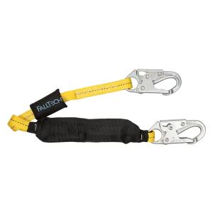 FallTech 8256LT3FT 3' Soft Pack FT Basic® Energy Absorbing Lanyard, Single-leg with Steel Snap Hooks (each)