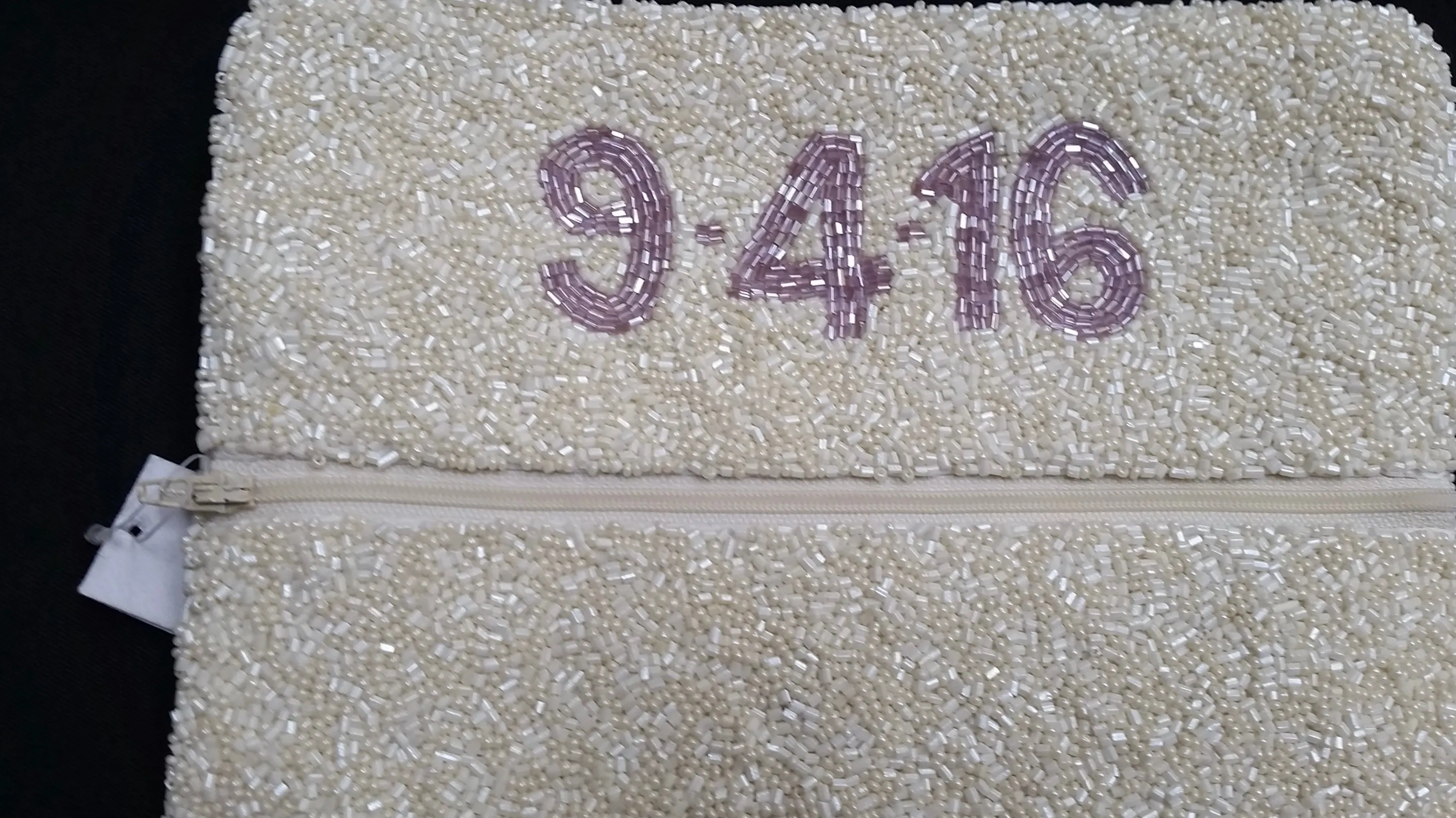 Famous Beaded Bridal Foldover Clutch
