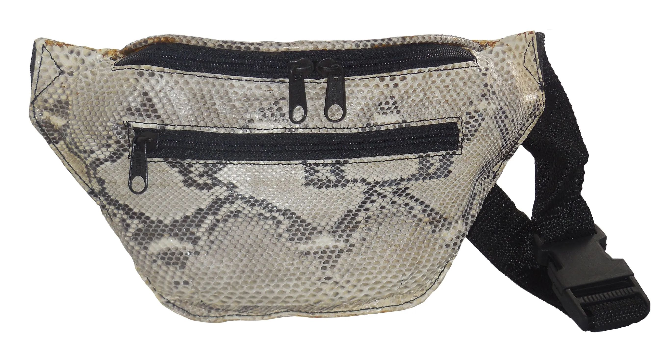 Fanny Pack - Waist Bag made from Snakeskin - On Sale