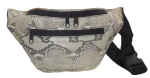 Fanny Pack - Waist Bag made from Snakeskin - On Sale